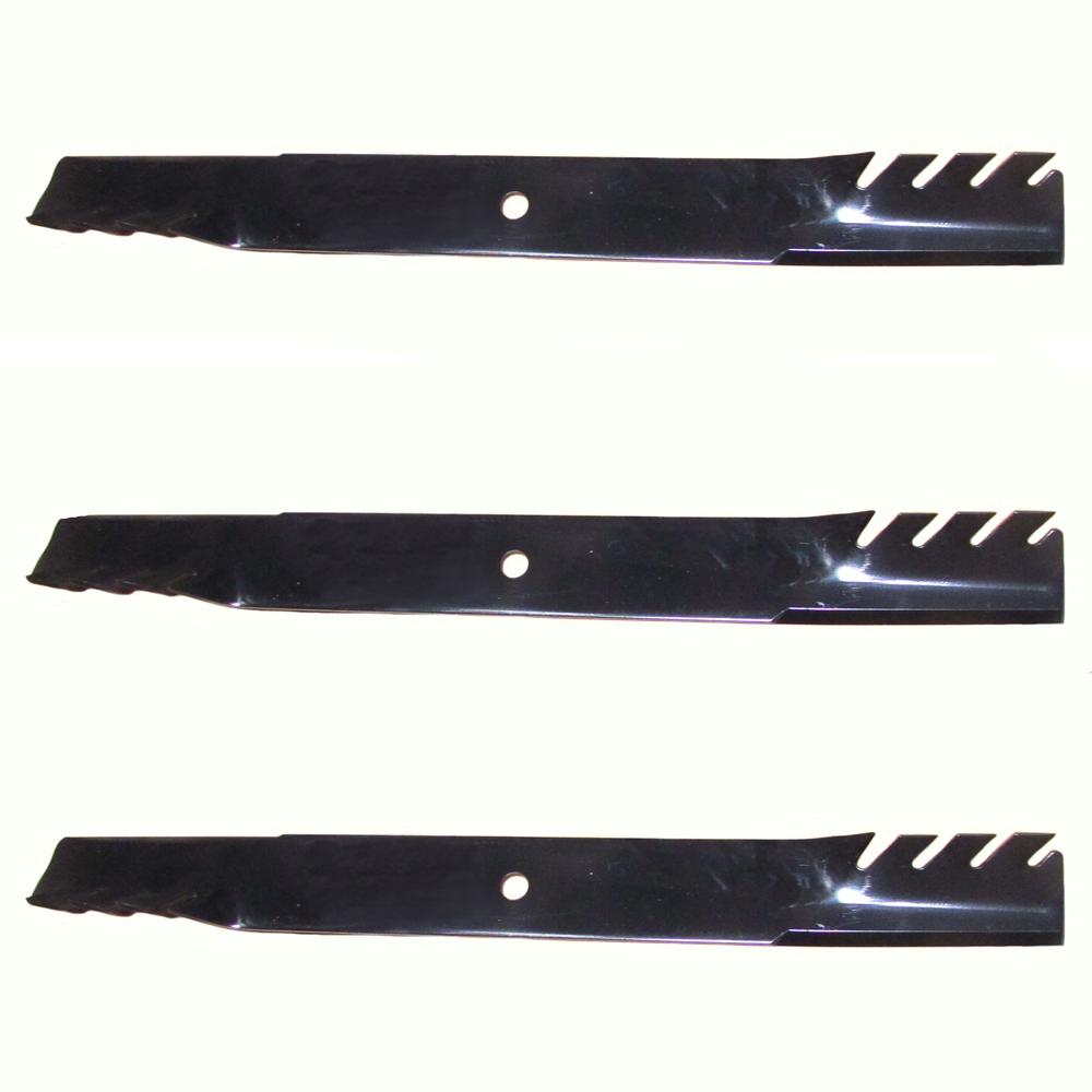Toothed Blades Replaces 72" 48112 48113 481798 24-1/2" Long For SCAG Fits Ferris