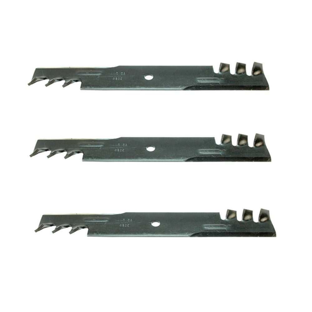 100341 Qty 3: Toothed Mower Blade Fits Husqvarna IZ5221TKAA 968999305