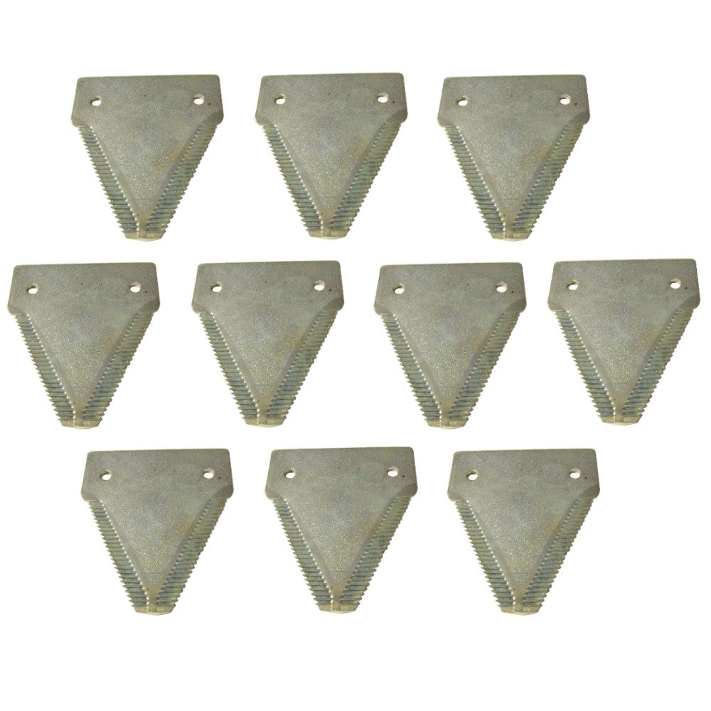 Qty: 10 Sickle Sections Fits Case/International Harvester Replaces 457607R1