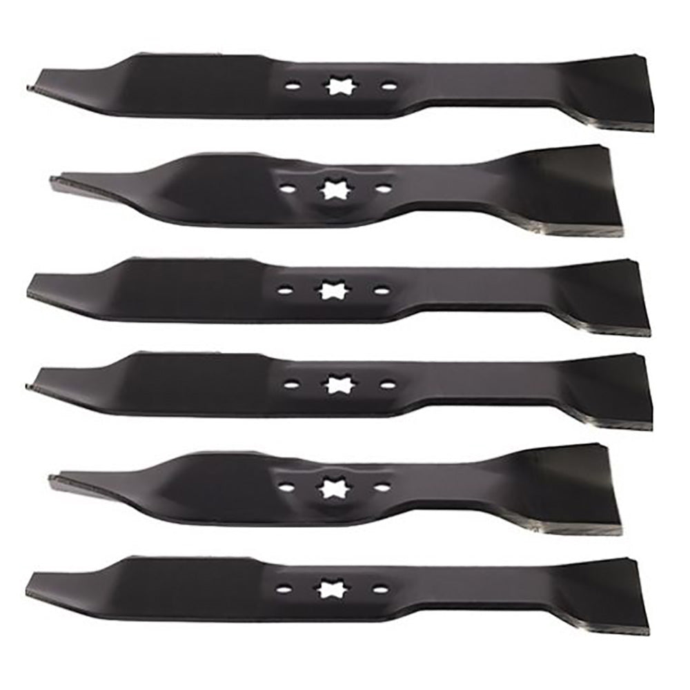 112-0302 Qty 2: 3-pc Mulching Mower Blade Set Fits Toro LX460 LX465 LX466 LX468