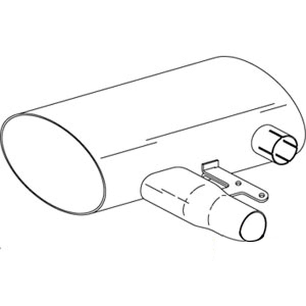 Muffler Fits Ford/New Holland Replaces 5093950