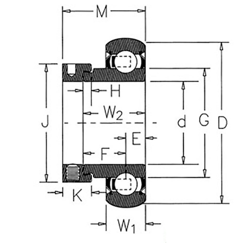 A-050468-AI Bearing (NPS108RPC)