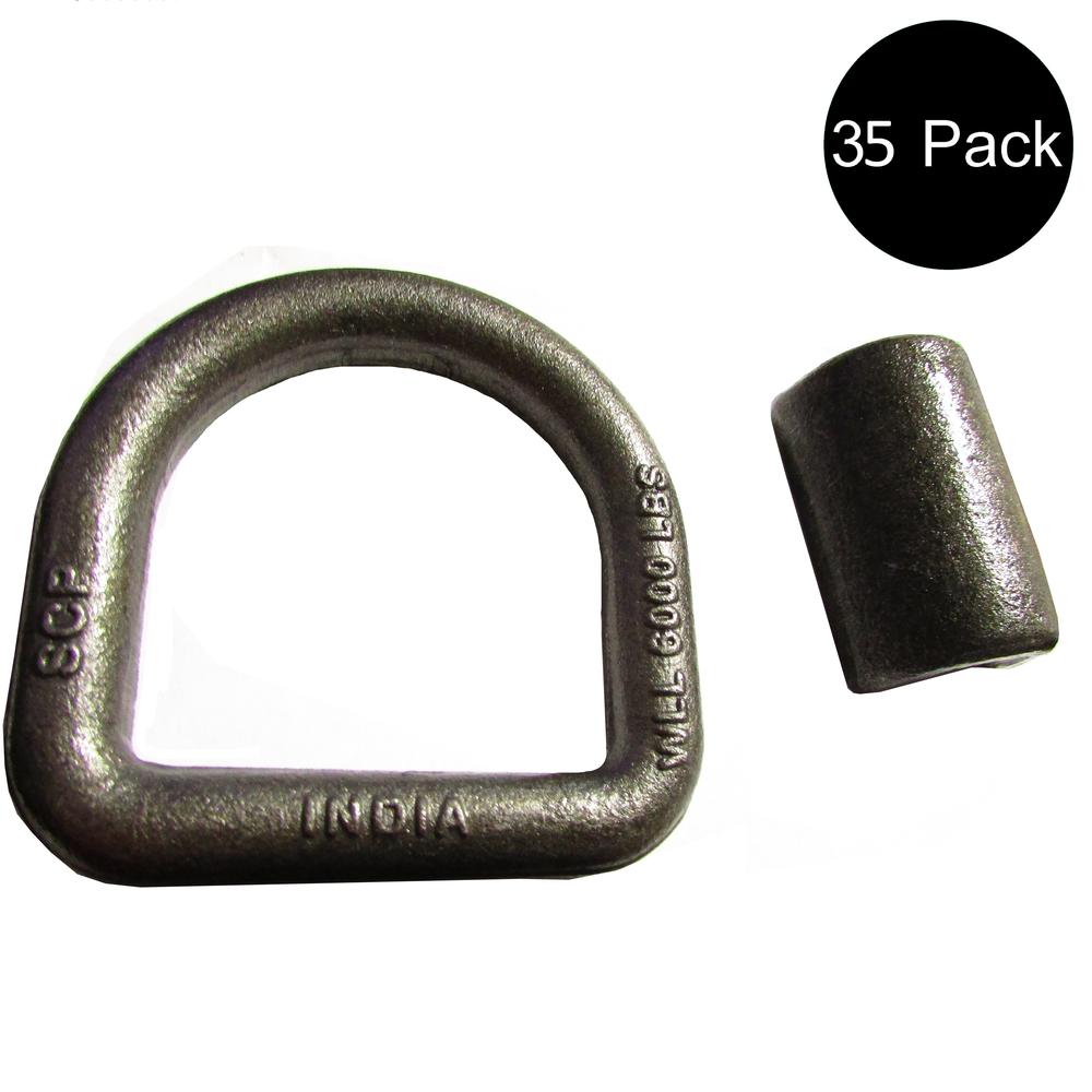 N/A Qty 35: 5/8" Weld On D-Ring Fits Universal Products Universal Fit