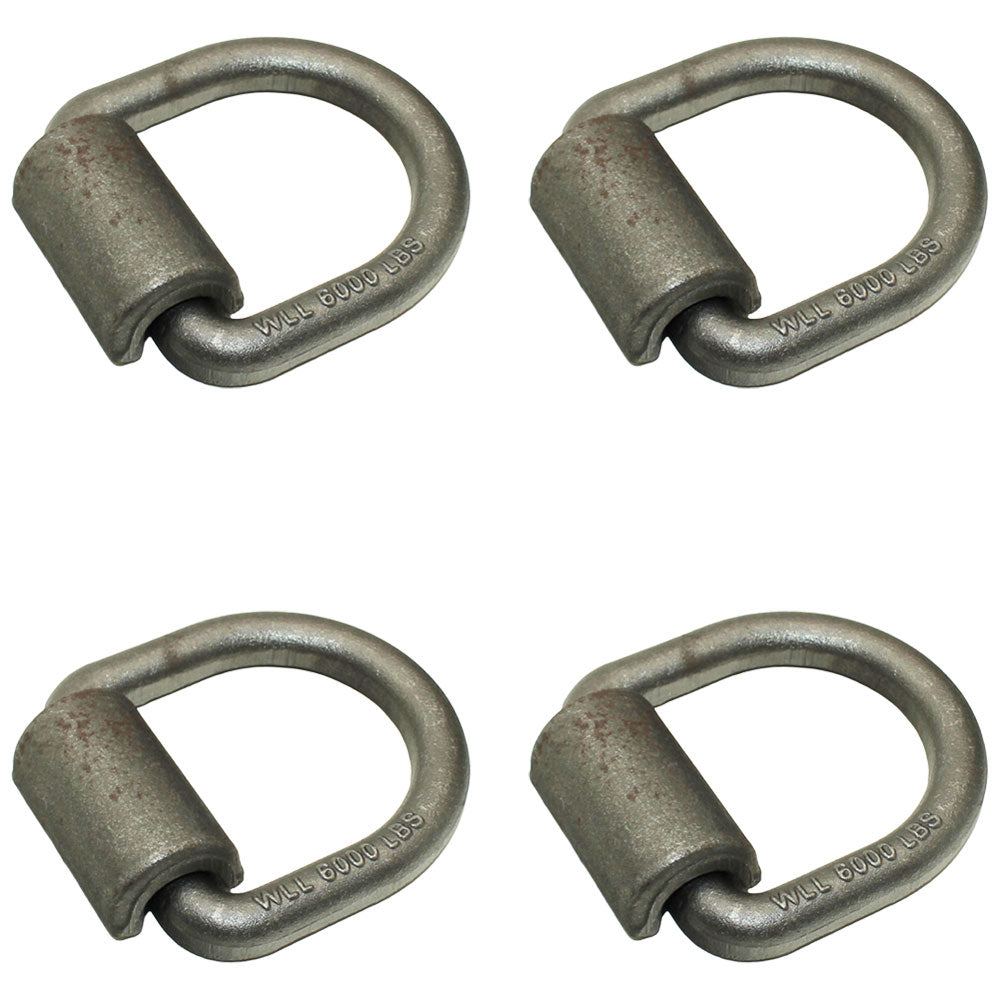 N/A Qty 4: 5/8" Weld On D-Ring Fits Universal Products Universal Fit