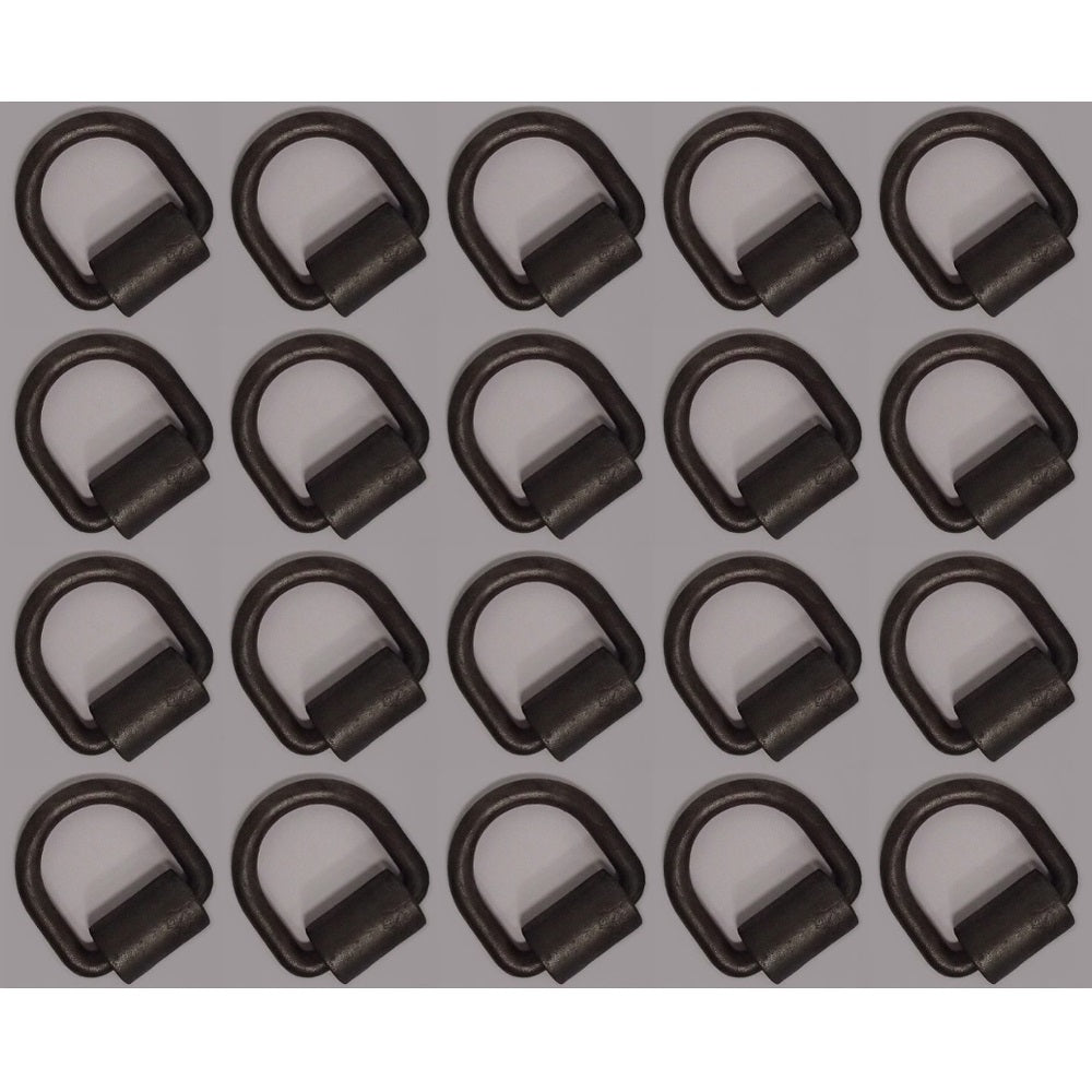DR050-WLD Qty 20: 1/2" Weld On D-Ring Fits Universal Products