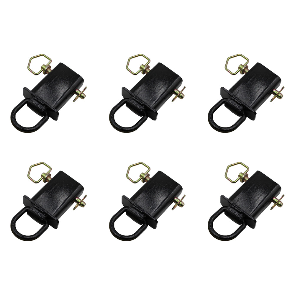 Qty 6: Removable Stake Pocket D-Ring Fits Universal Products Replaces PK-SPTD