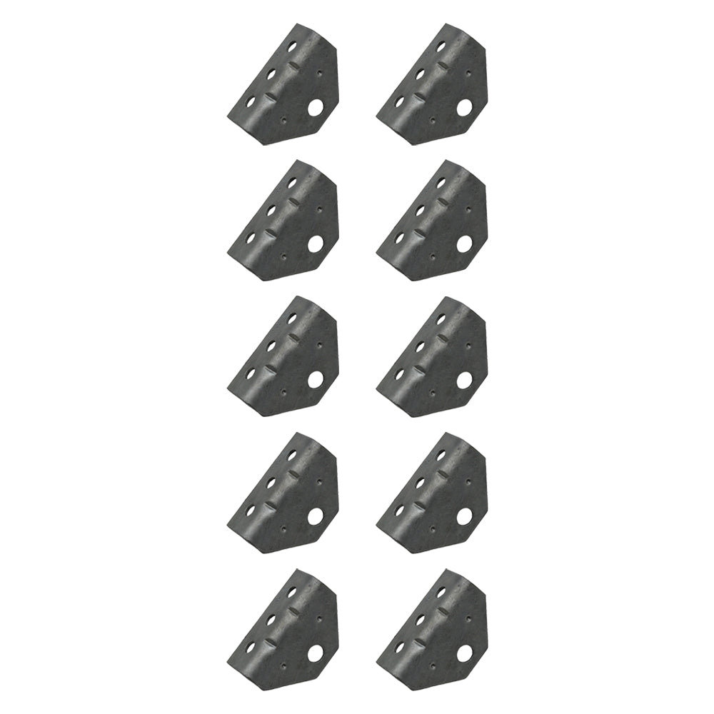 Qty 10: Top Angle Bracket
Fits Universal Products Replaces 86115G