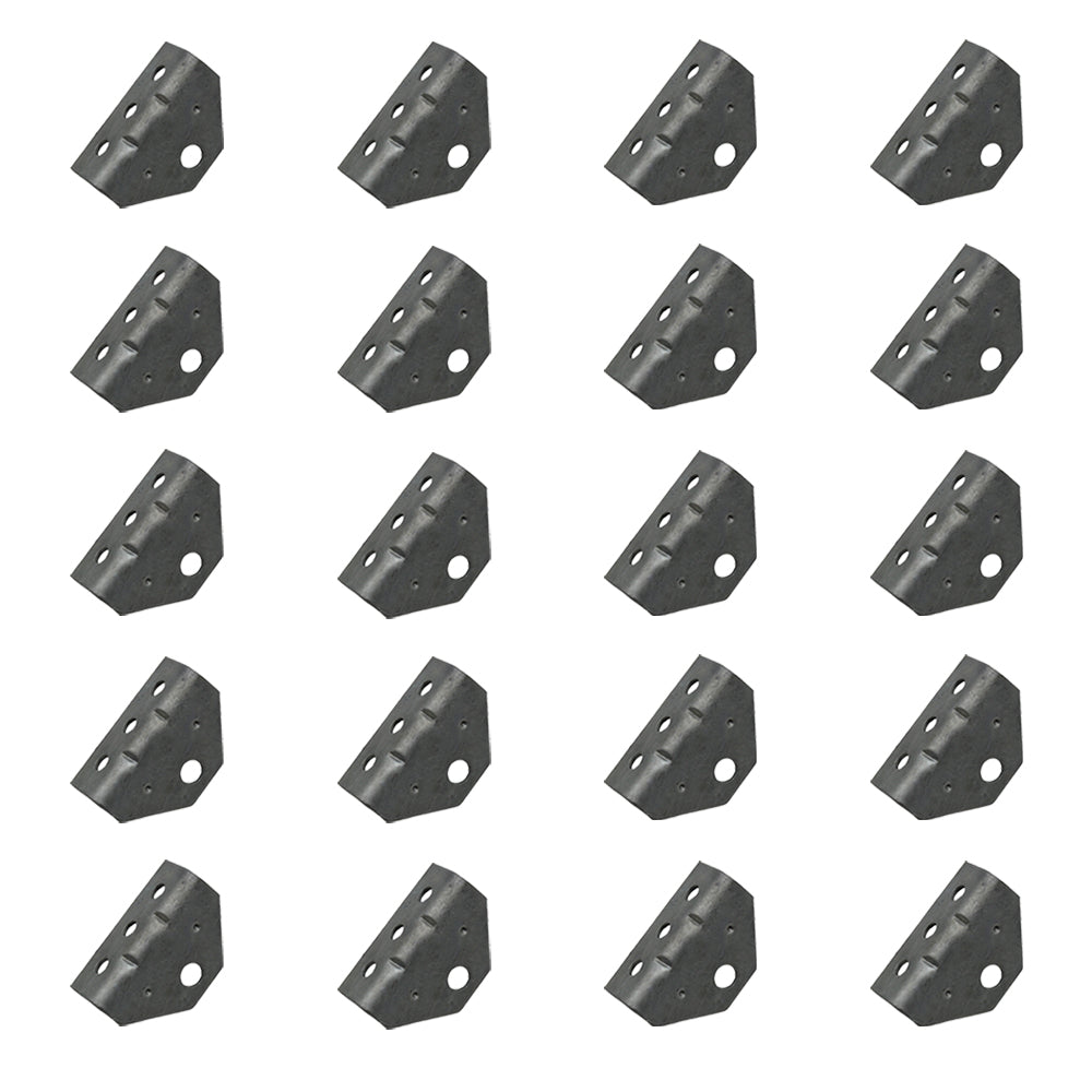 Qty 20: Top Angle Bracket
Fits Universal Products Replaces 86115G