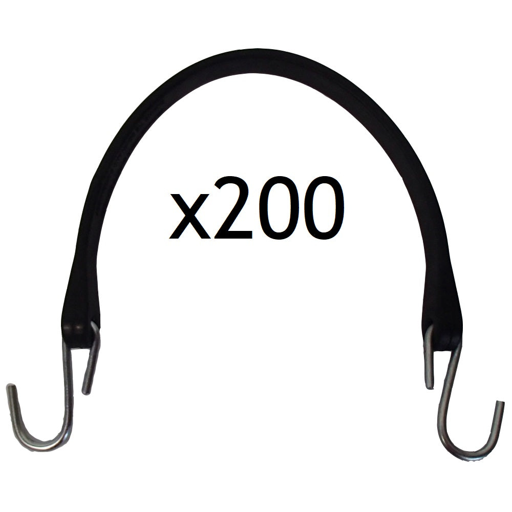 8001013 Qty 200: 15" Bungee Strap Fits Universal Products