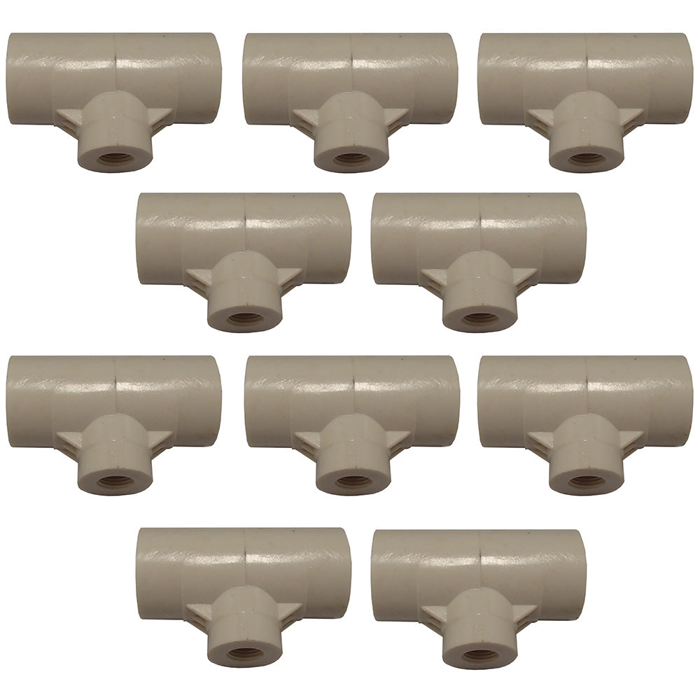 12F Qty 10: Water Drinker PVC Fitting Fits Universal Products