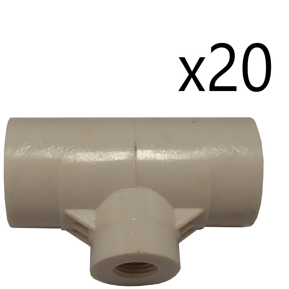 12F Qty 20: Water Drinker PVC Fitting Fits Universal Products