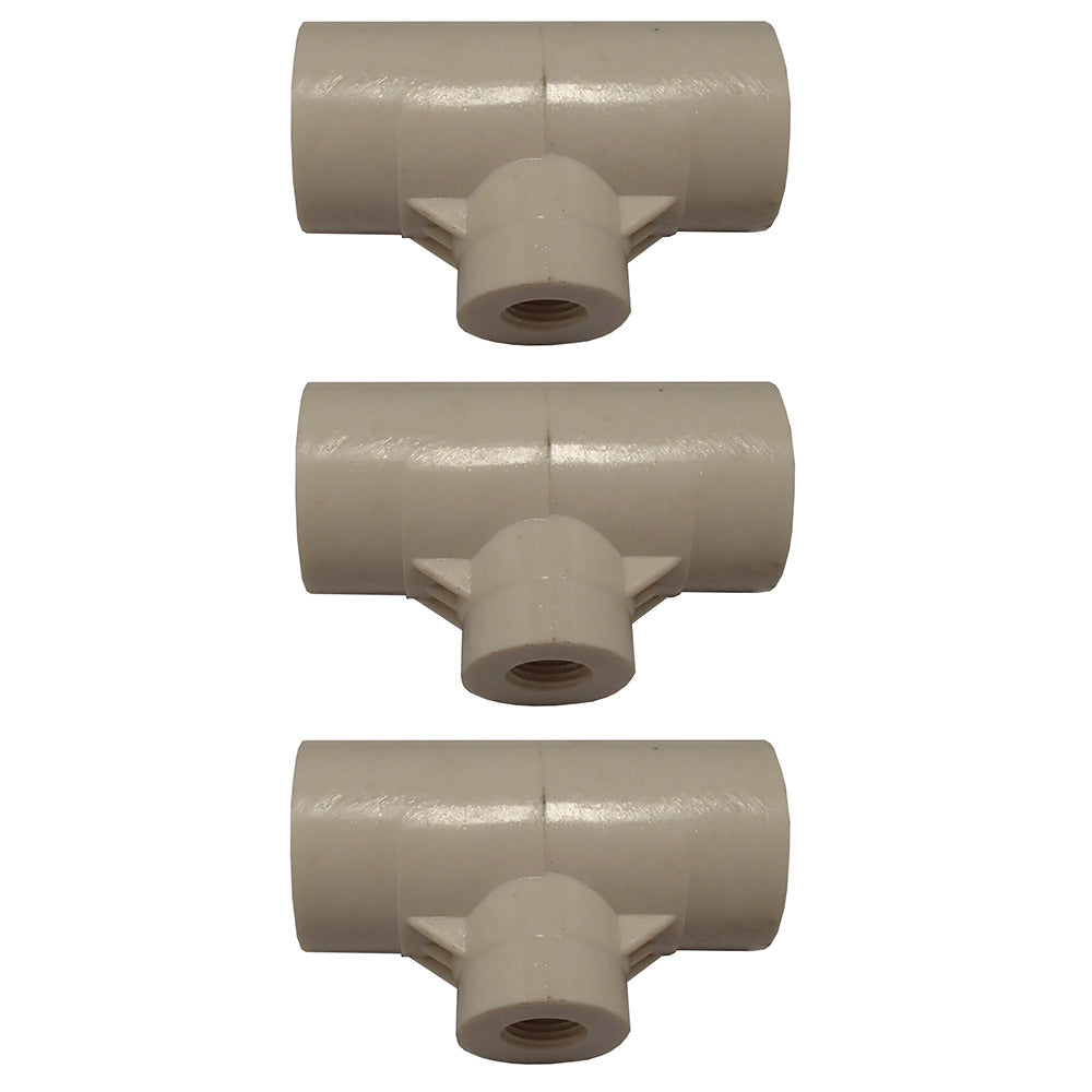 12F Qty 3: Water Drinker PVC Fitting Fits Universal Products