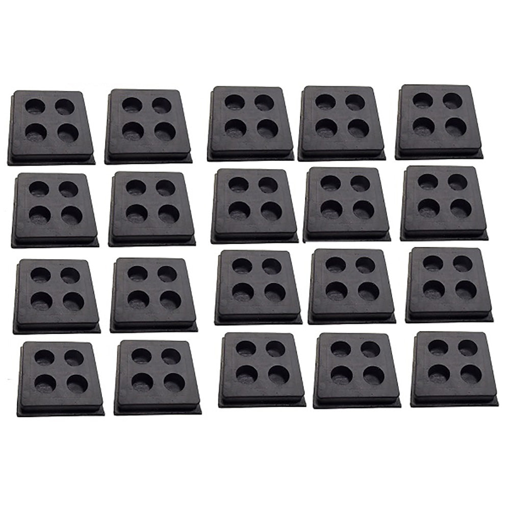 BLACKPAD2X2X3/4 Qty 20: Anti-Vibration Pad (2x2x3/4)
Fits Universal Products