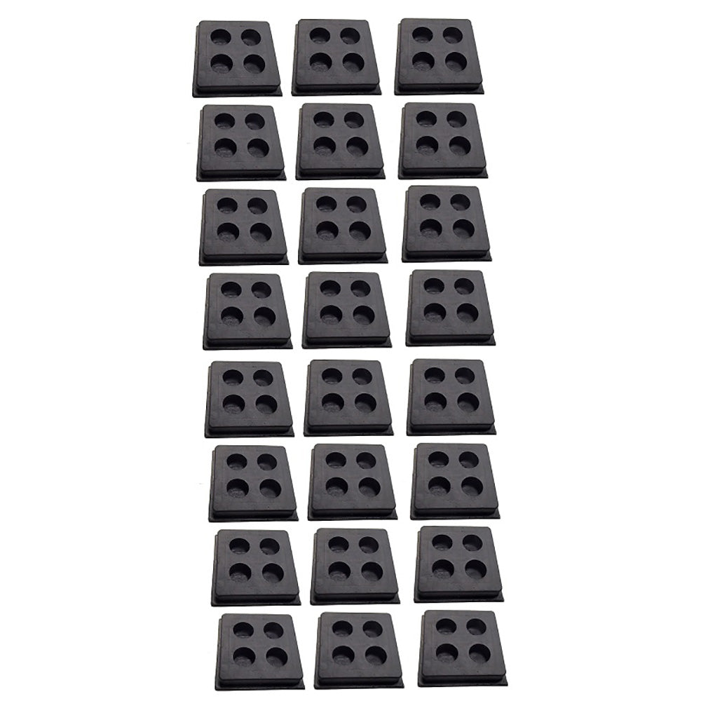 BLACKPAD2X2X3/4 Qty 24: Anti-Vibration Pad (2x2x3/4)
Fits Universal Products