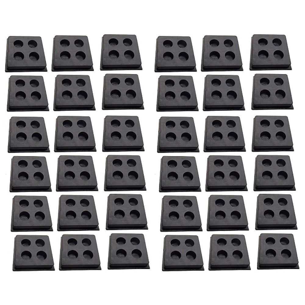 BLACKPAD2X2X3/4 Qty 36: Anti-Vibration Pad (2x2x3/4)
Fits Universal Products