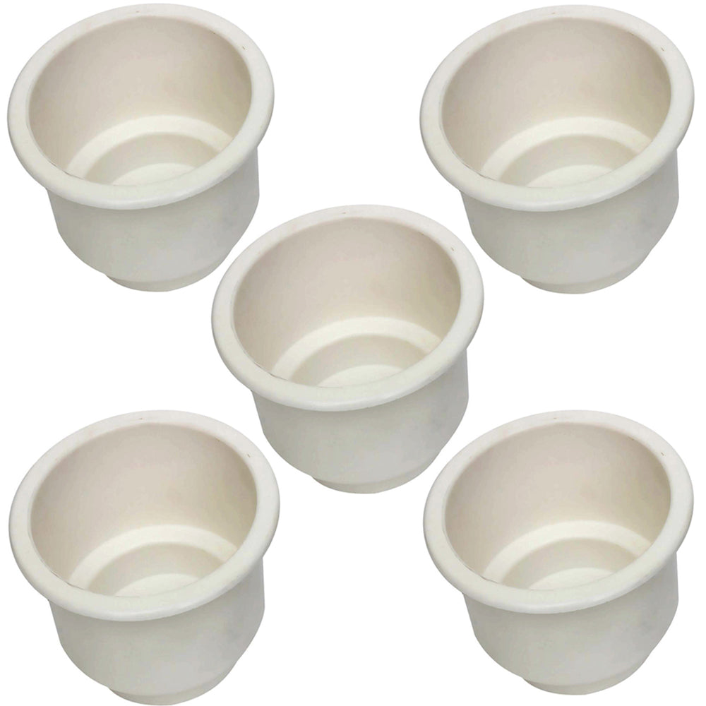 OTK20-0460_x2-KIT Qty 5: White Plastic Cup Holder
Fits Universal Products