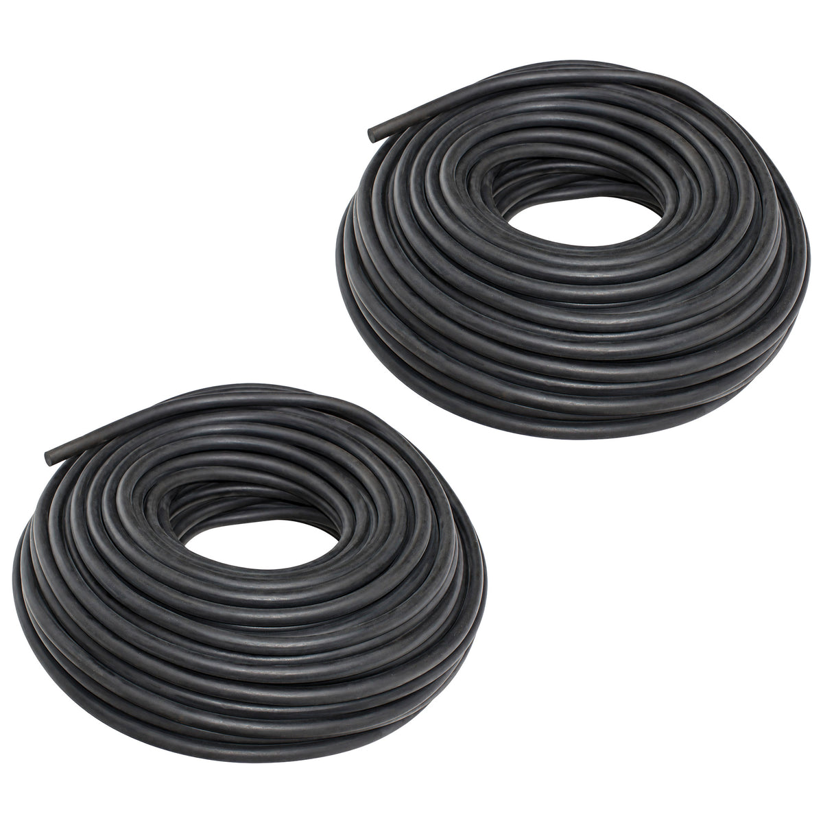 2 Rolls Rubber Rope 7/16" 300' Solid Truck Trailer Tarp Tie Down Bungee Strap