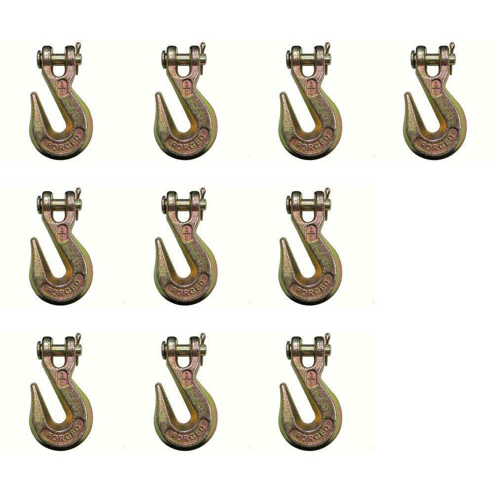 N/A Qty 10: Clevis Grab Hook Fits Universal Products Various