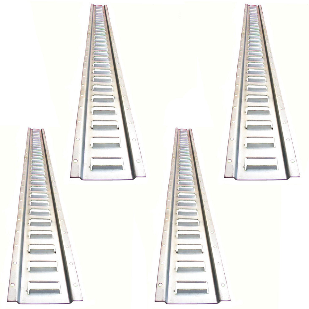 4x 5' E-Track (Horizontal) for Enclosed Trailers-Cargo Trucks-Vans-Haulers