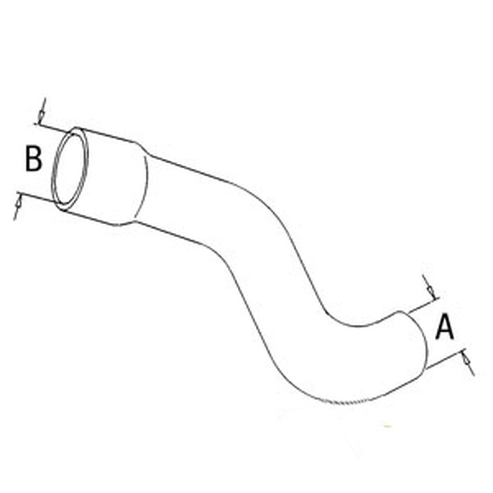 Upper Radiator Hose Fits John Deere 4050 4250 4440 4450 4630 R53407