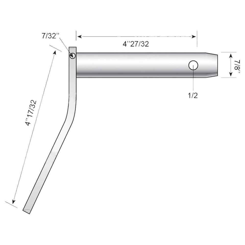 S.8859 Lower Link Pin - Double Shear (Fits CAT. 1)