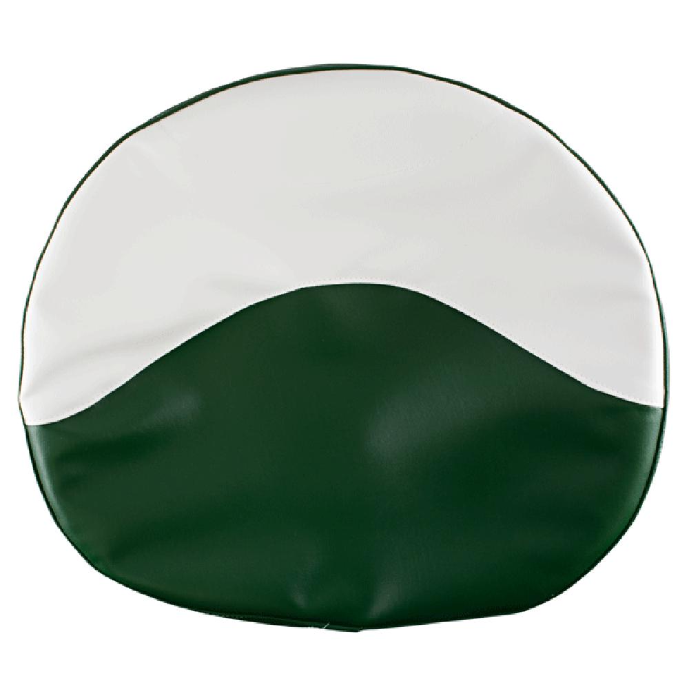 R1016 Green & White Seat Cover - 21" Fits Massey Ferguson