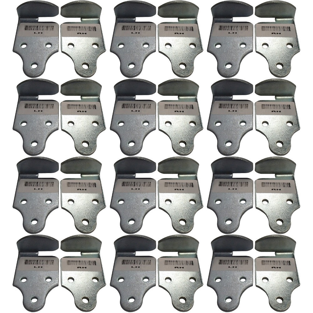 383CB Qty 12: RH & LH Latch Rack Corner Bracket Set Fits Universal Products