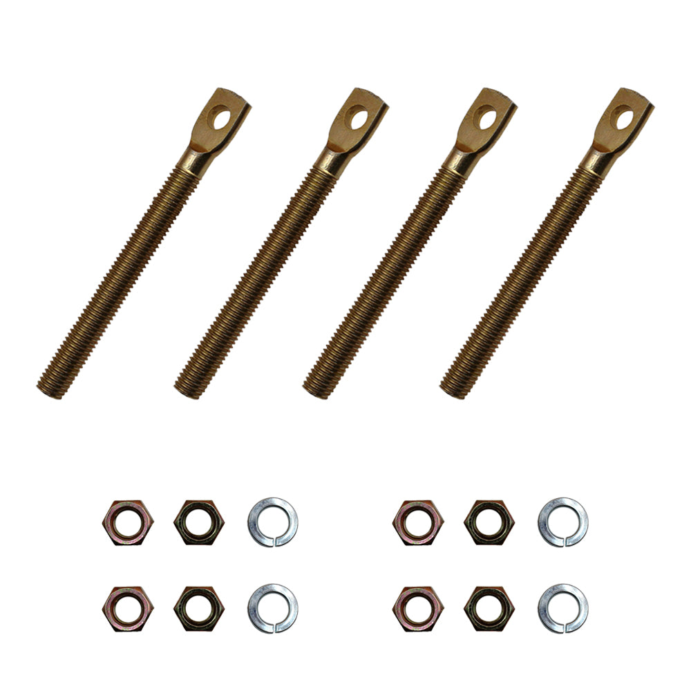 09124 Qty 4: Snow Plow Eyebolt w/ Nuts Fits MEYER
