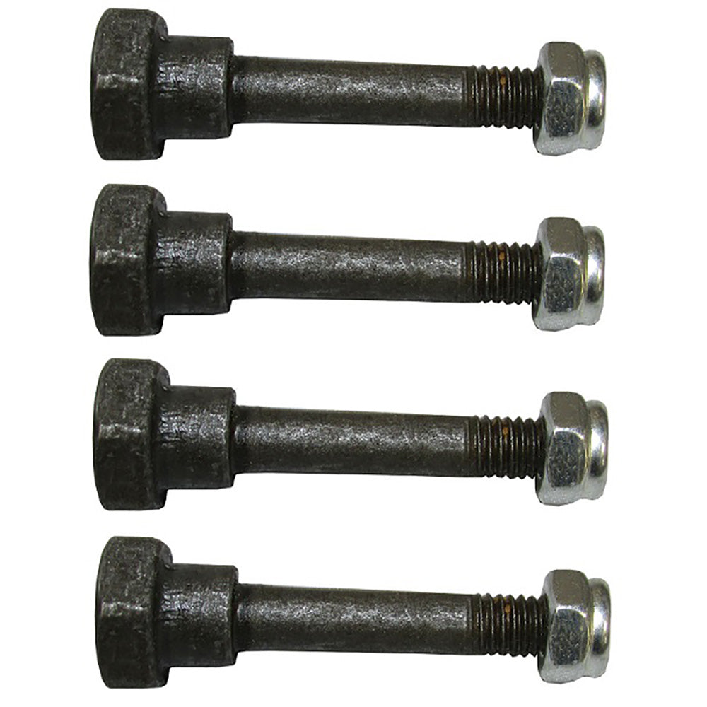 Qty 4: Shear Pin with Nut, 2" x 1/4" Fits MTD Replaces 90114-SA0-000