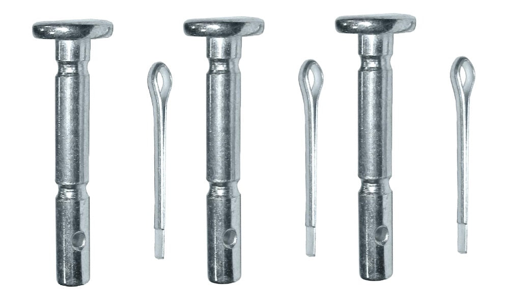 Qty 3: Shear Pins with Cotter Pin, 1-5/8" x 1/4" Fits Arnold