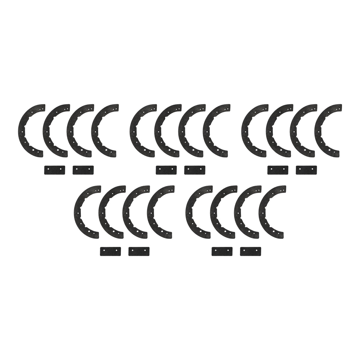731-1033 Five New Aftermarket Replacement Snow Blower Paddle Set (6 pcs)