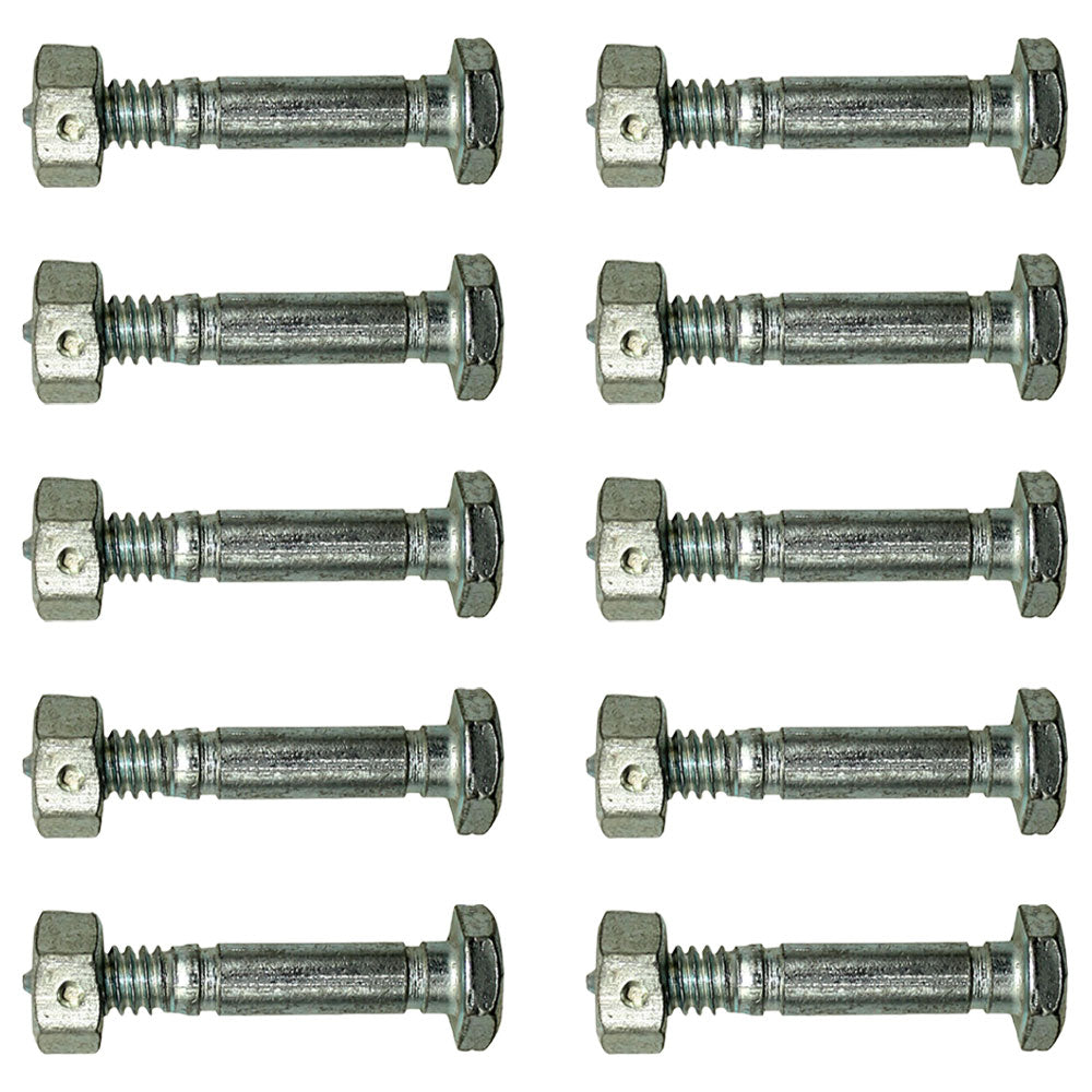 342449 Qty 10: Shear Pin with Nut, 1-7/16" x 1/4" Fits Jacobsen