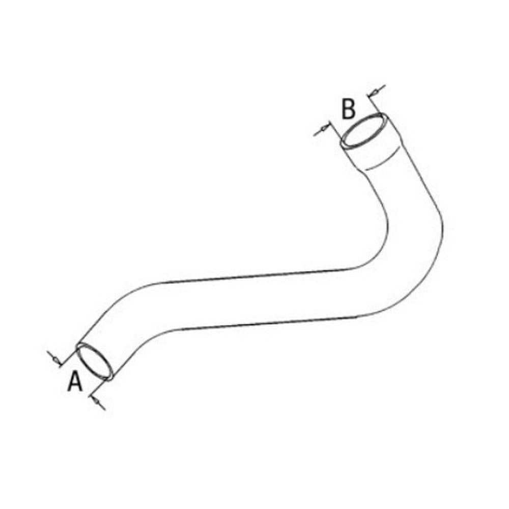 One (1) New Aftermarket T100294 Lower Radiator Hose Fits John Deere Models