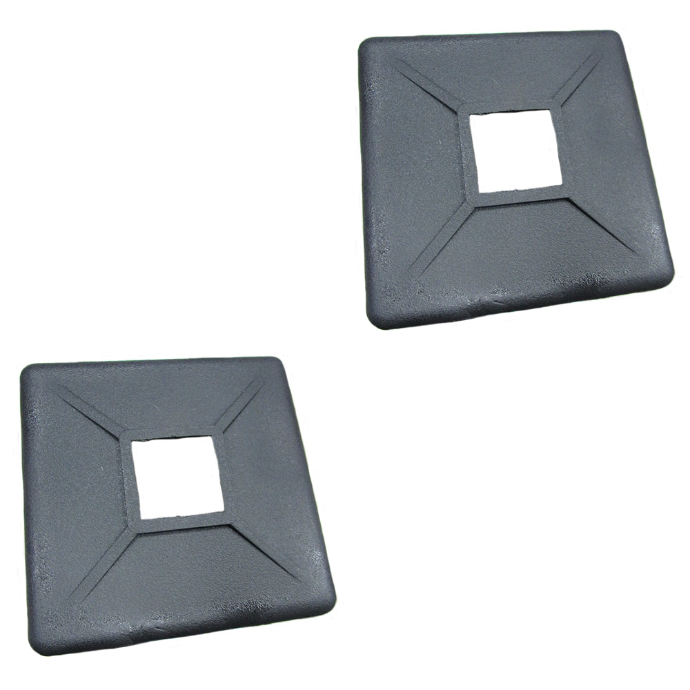 OTK20-0470 Qty 2: 4" Square Rubber Bumper Plug Fits Internal Use