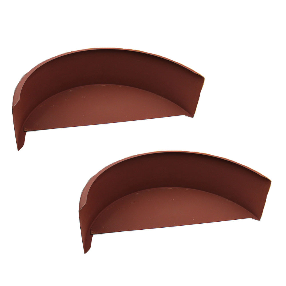 Qty 2: Steel Fender with Back
Fits Universal Products Replaces F9X