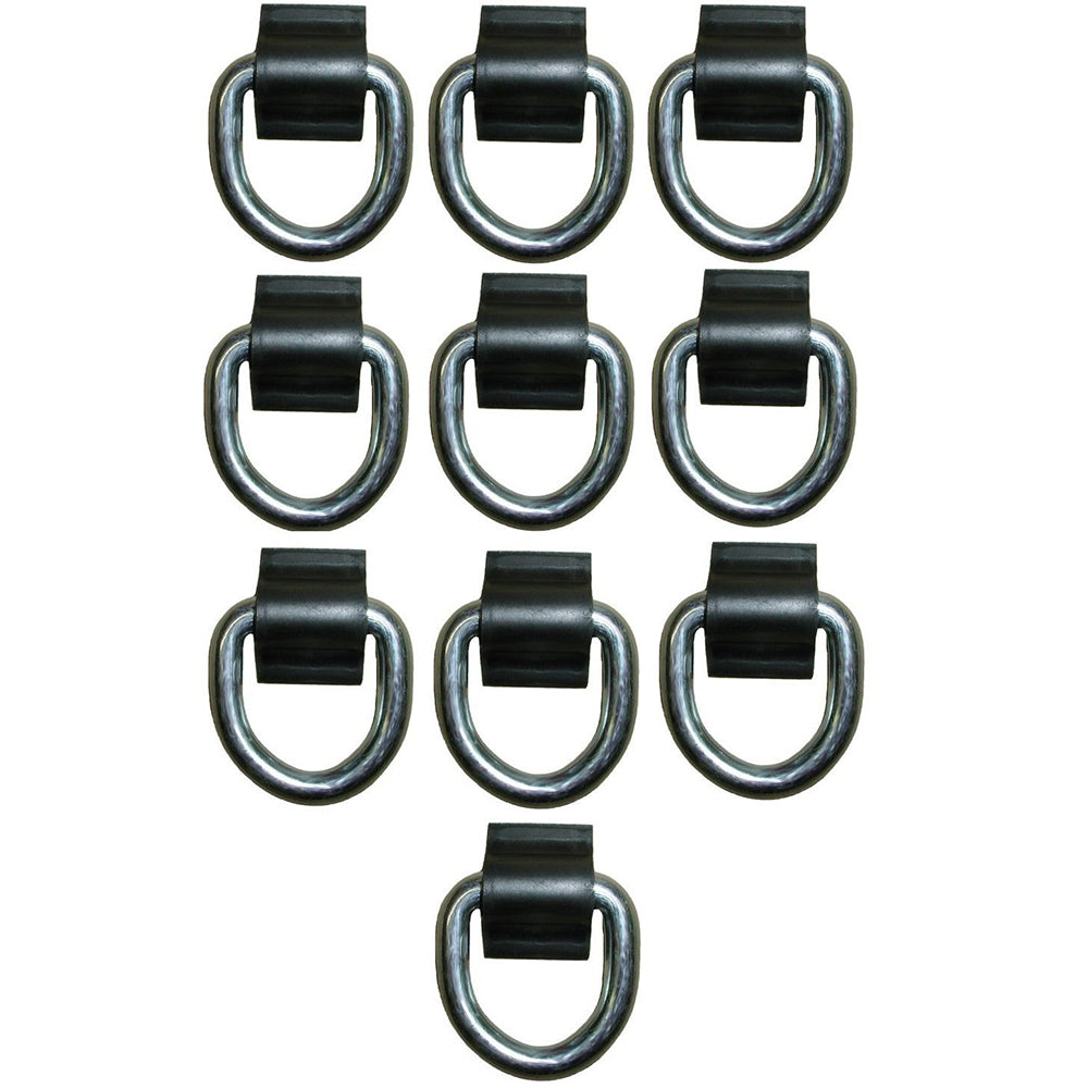 10WR15 Qty 10: 3/8" Weld On D-Ring Fits Universal Products Universal Fit