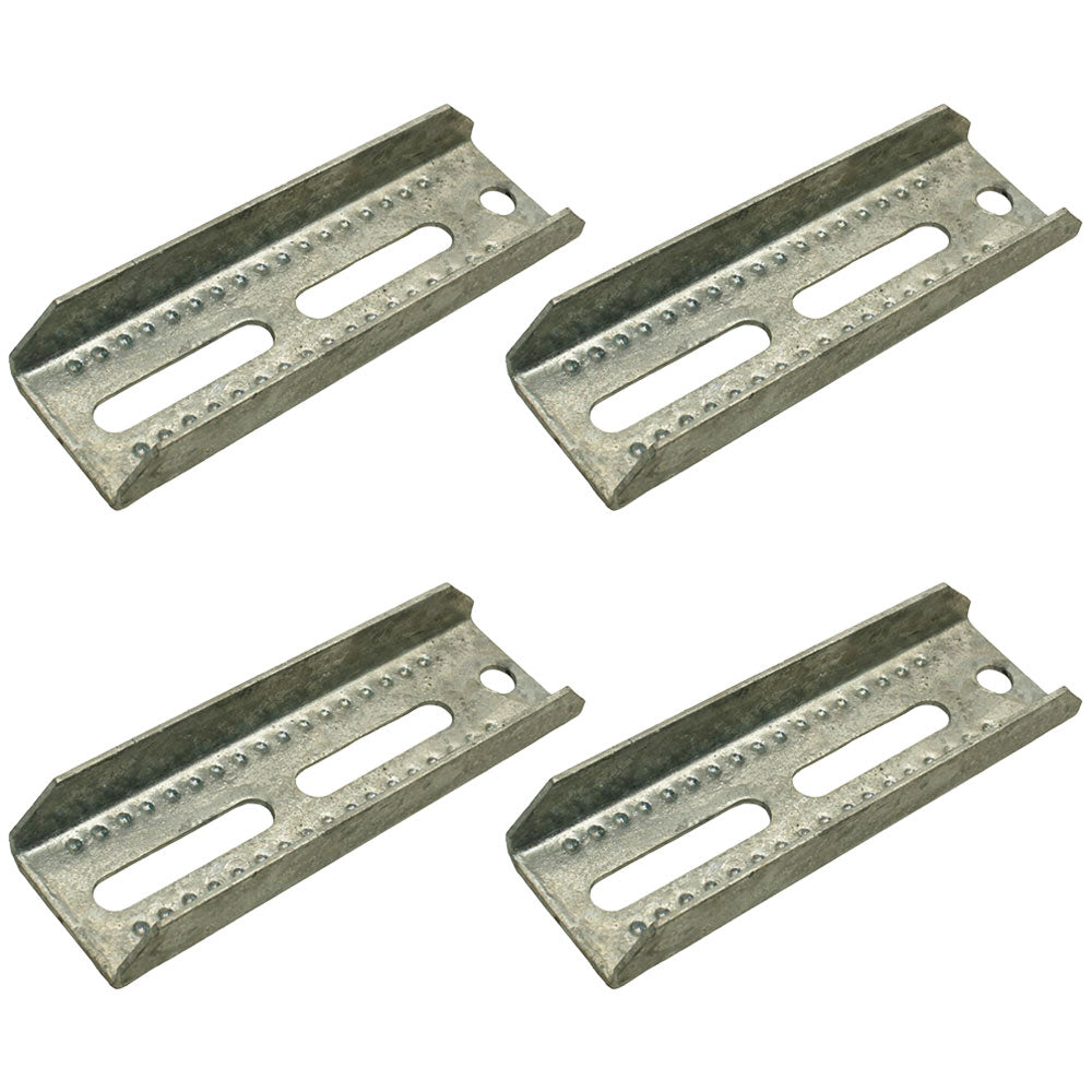 Qty. 4: 8" Upright Bunk Board Brackets Fits Universal Products