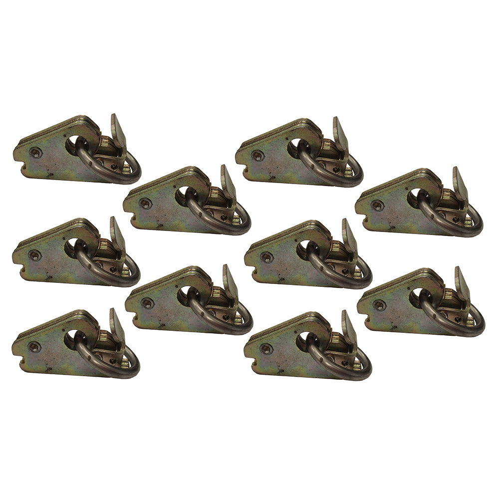 Qty 10: E-Track Tie Down Ring
Fits Universal Products Replaces ERSHD-B