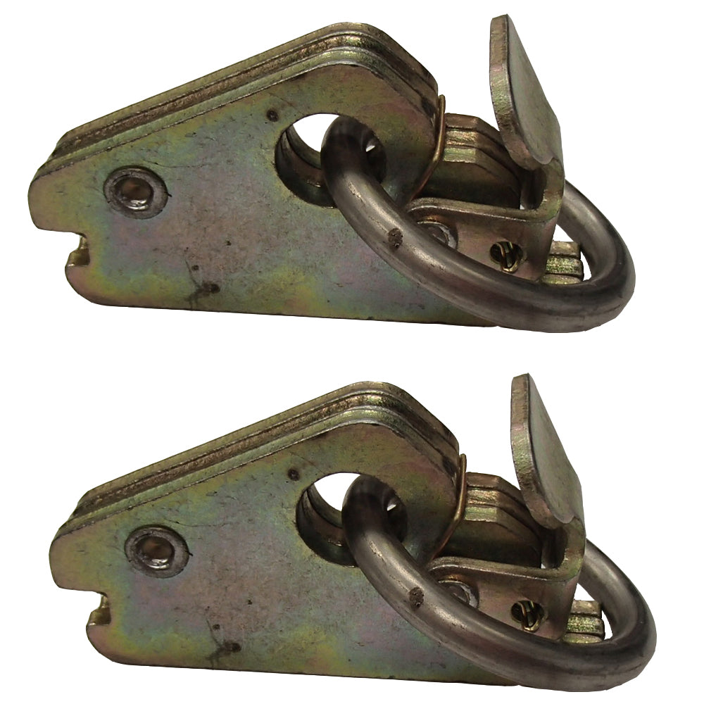 Qty 2: E-Track Tie Down Ring
Fits Universal Products Replaces ERSHD-B