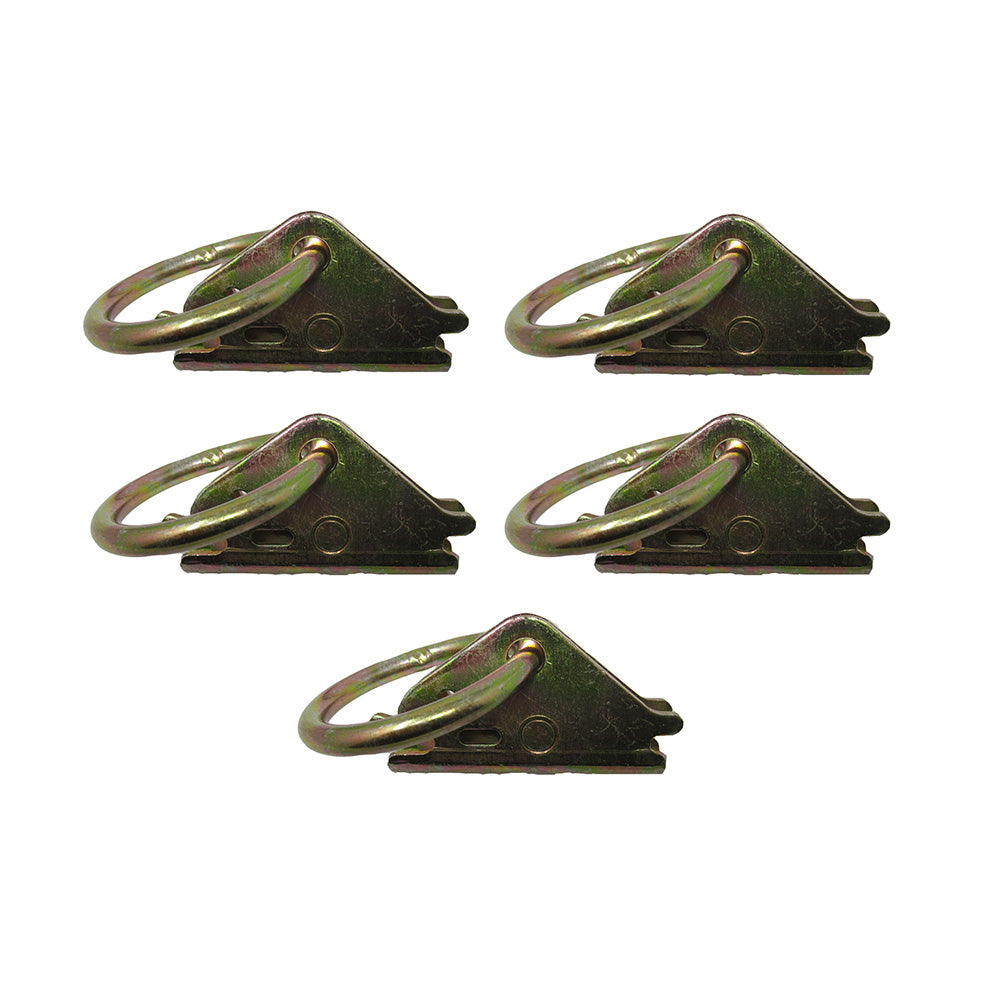 (5) E Track O Ring Fitting for Enclosed Trailer Toy Hauler Truck Cargo Tie Down