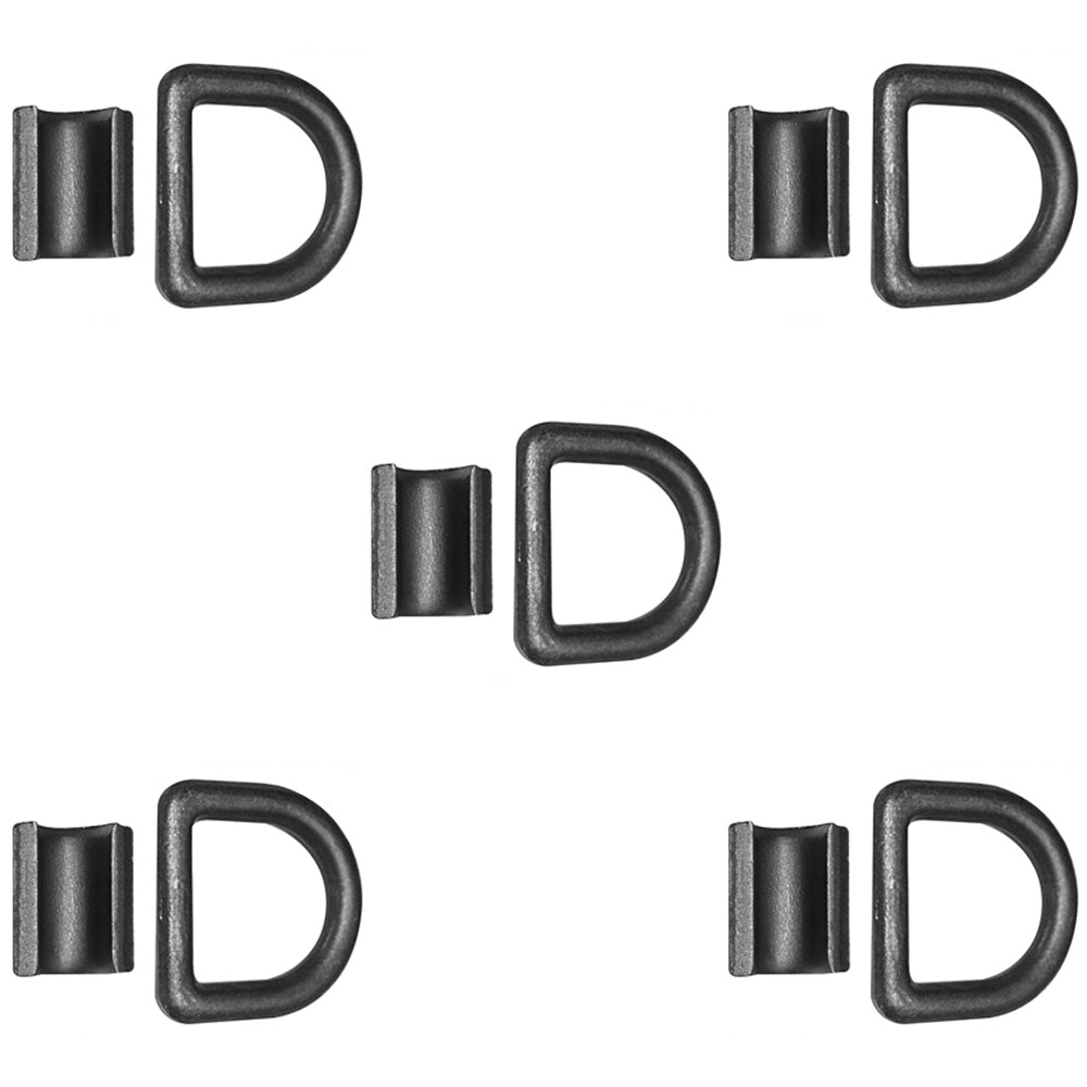 DR050-Z-BLK Qty 5: 1/2" Bolt-on D-Ring (Black)
Fits Universal Products