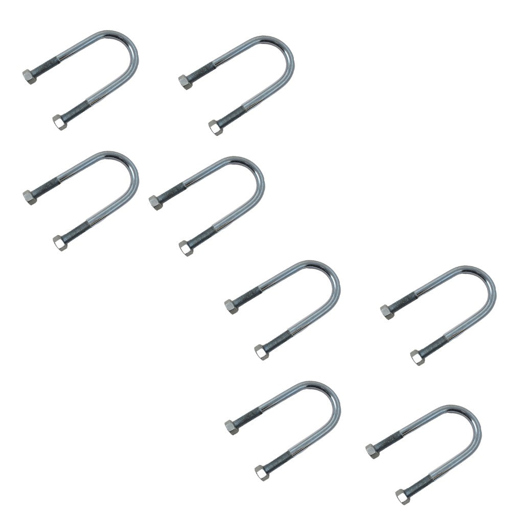 UB-R201 Qty 8: Axle U-Bolts w/Nuts Fits Universal Products