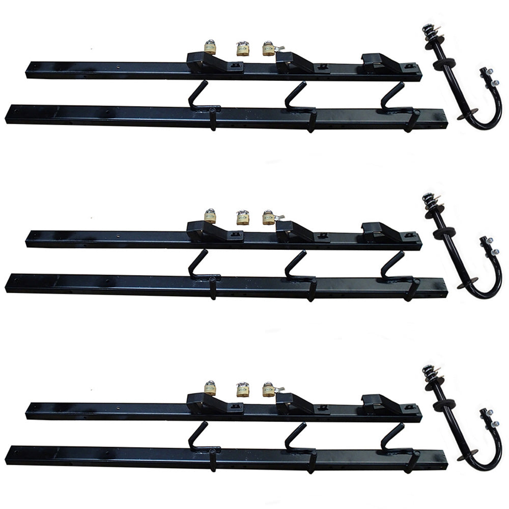 Qty 3: Trimmer Holder Lockable Rack 3-in-1 Fits Universal Products
