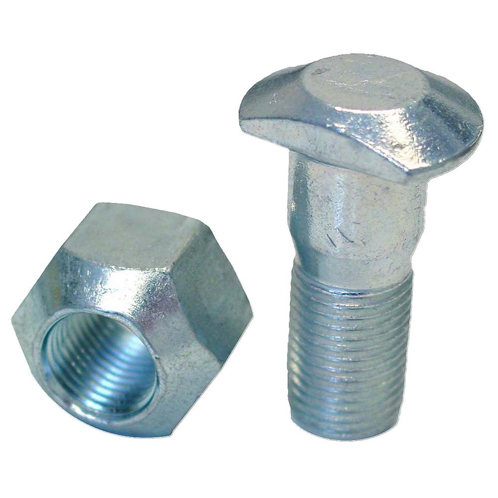 Front Wheel Stud & Nut Assembly Fits Ford Replaces 81815739