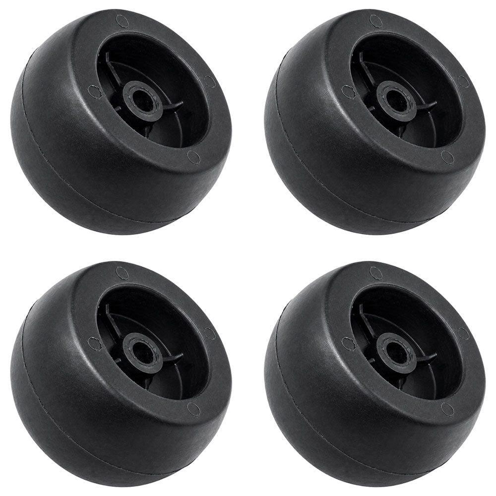 Qty 4: Deck Wheels Fits Wright Replaces 72490001