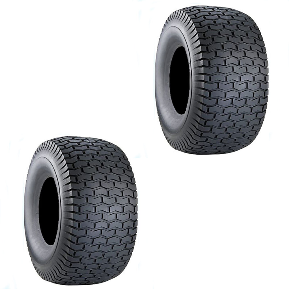 SET OF TWO Carlisle Turf Saver II 15-6.00-6 Lawn Tires 15 600 6 WHEEL NOT INCLUD