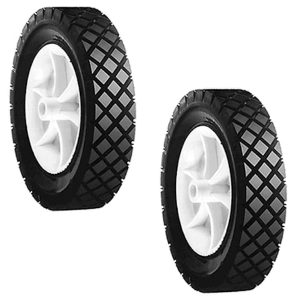 Qty 2: Plastic Wheel Fits Snapper Replaces 1-8189