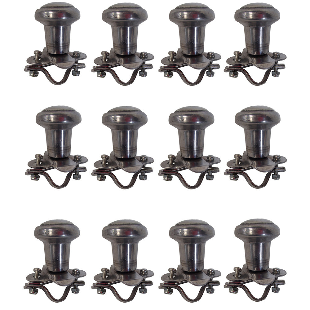 VLD1505 Qty 12: Aluminum Steering Wheel Spinner Fits Vapormatic