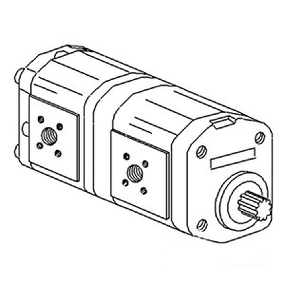 1176451-AIC Tandem Hydraulic Pump