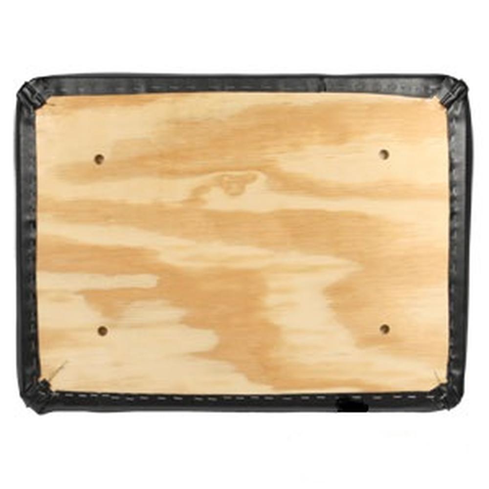363220R91-1-AIC Black Vinyl Wood Base Bottom Cushion